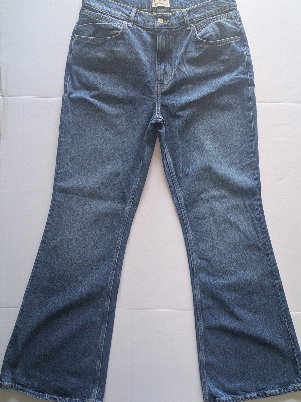 Women's 'We The Free' Classic High-Rise Blue Flare Jeans - Size 32 (NWOT)